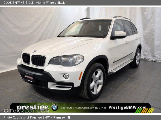 2008 BMW X5 3.0si in Alpine White