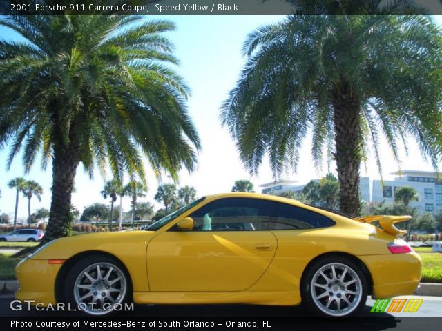 2001 Porsche 911 Carrera Coupe in Speed Yellow