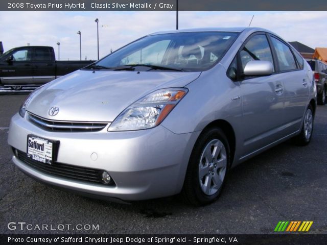 2008 Toyota Prius Hybrid in Classic Silver Metallic