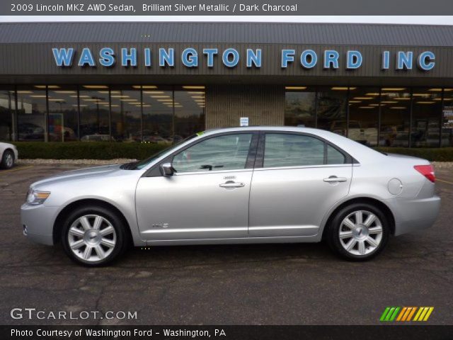 2009 Lincoln MKZ AWD Sedan in Brilliant Silver Metallic