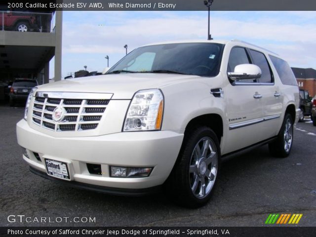 2008 Cadillac Escalade ESV AWD in White Diamond