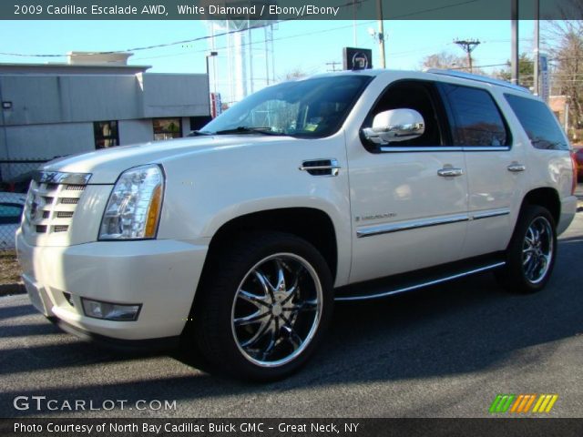 2009 Cadillac Escalade AWD in White Diamond