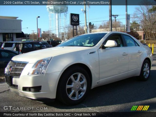 2009 Cadillac CTS Sedan in White Diamond Tri-Coat