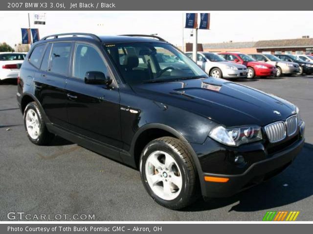 2007 BMW X3 3.0si in Jet Black