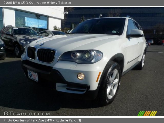 2008 BMW X5 3.0si in Alpine White