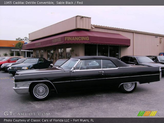 1965 Cadillac DeVille Convertible in Sable Black