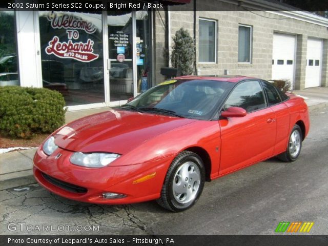 2002 Saturn S Series SC2 Coupe in Bright Red