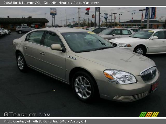 2008 Buick Lucerne CXL in Gold Mist Metallic