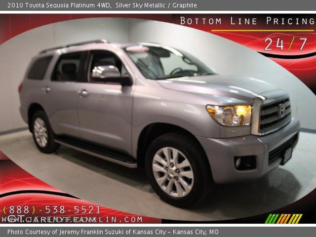 2010 Toyota Sequoia Platinum 4WD in Silver Sky Metallic