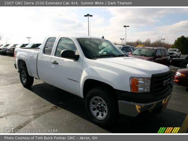 2007 GMC Sierra 1500 Extended Cab 4x4 in Summit White