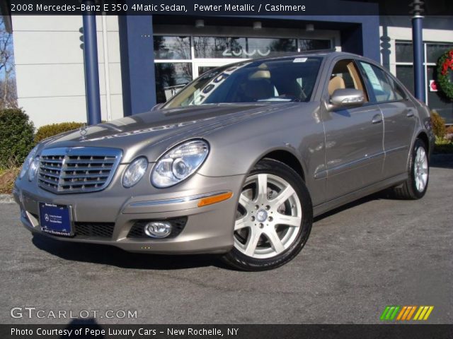 2008 Mercedes-Benz E 350 4Matic Sedan in Pewter Metallic
