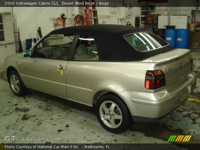 2000 Volkswagen Cabrio GLS in Desert Wind Beige