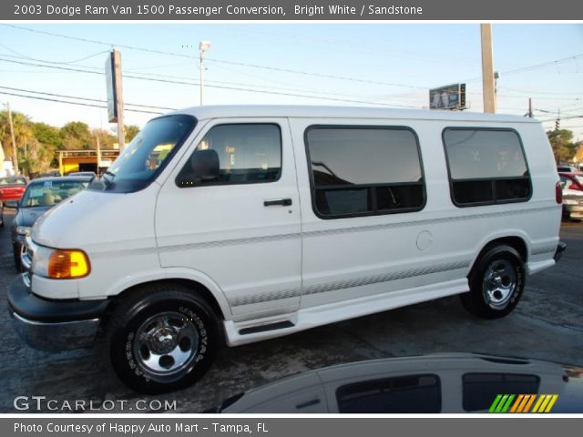 2003 Dodge Ram Van 1500 Passenger Conversion in Bright White