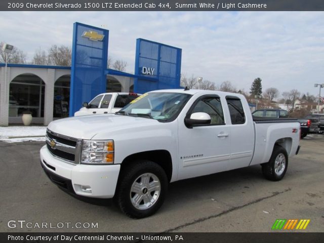 2009 Chevrolet Silverado 1500 LTZ Extended Cab 4x4 in Summit White