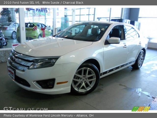 2010 Ford Fusion SEL V6 in White Suede