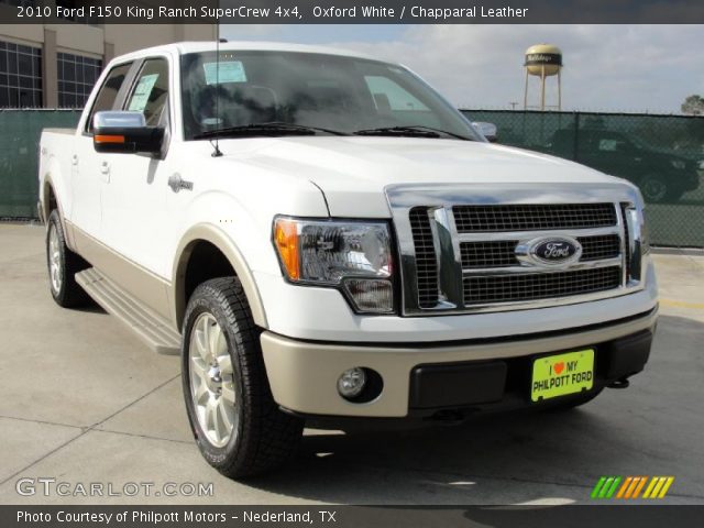 2010 Ford F150 King Ranch SuperCrew 4x4 in Oxford White