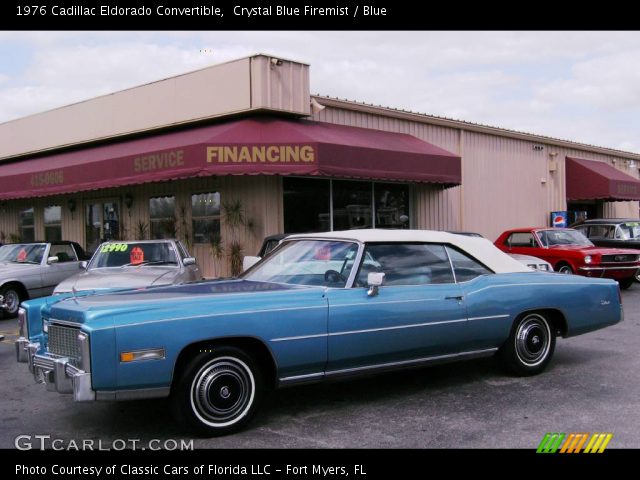 1976 Cadillac Eldorado Convertible in Crystal Blue Firemist