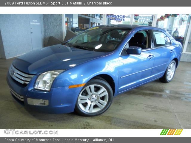 2009 Ford Fusion SEL V6 in Sport Blue Metallic