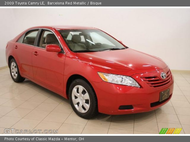 2009 Toyota Camry LE in Barcelona Red Metallic