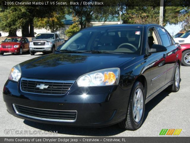 2006 Chevrolet Malibu LT V6 Sedan in Black