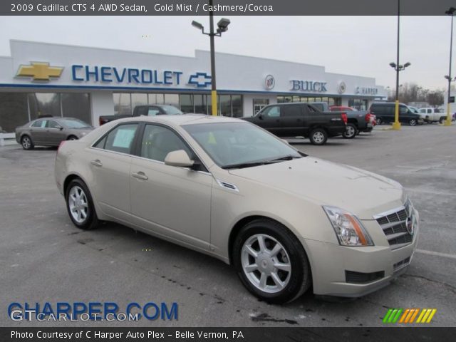 2009 Cadillac CTS 4 AWD Sedan in Gold Mist
