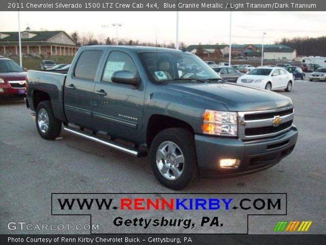 2011 Chevrolet Silverado 1500 LTZ Crew Cab 4x4 in Blue Granite Metallic