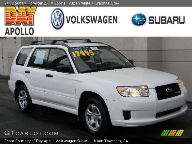 2007 Subaru Forester 2.5 X Sports in Aspen White