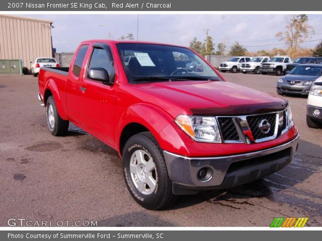 2007 Nissan Frontier SE King Cab in Red Alert