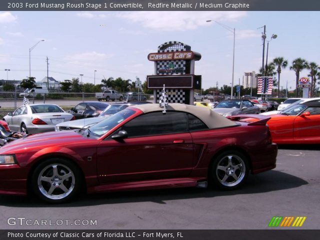 2003 Ford Mustang Roush Stage 1 Convertible in Redfire Metallic