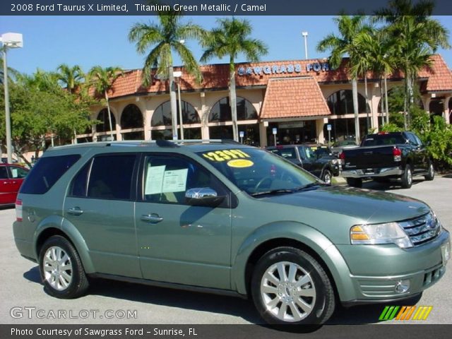 2008 Ford Taurus X Limited in Titanium Green Metallic