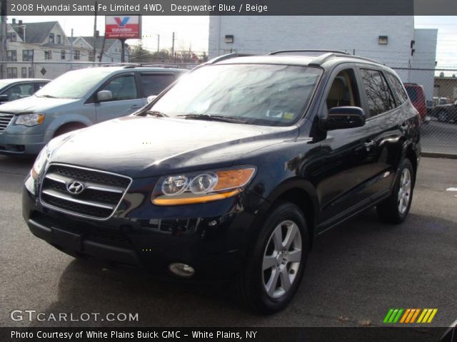 2008 Hyundai Santa Fe Limited 4WD in Deepwater Blue