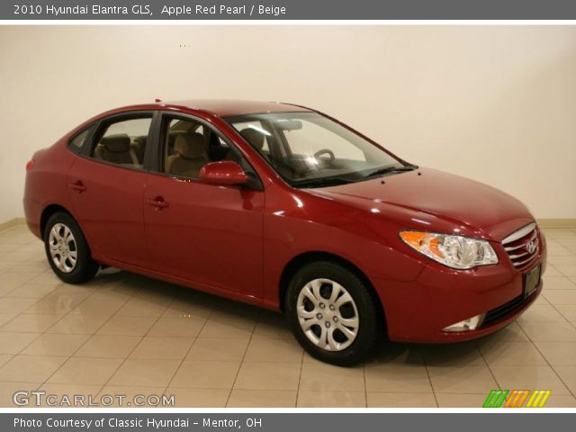 2010 Hyundai Elantra GLS in Apple Red Pearl