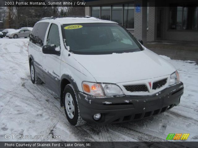 2003 Pontiac Montana  in Summit White