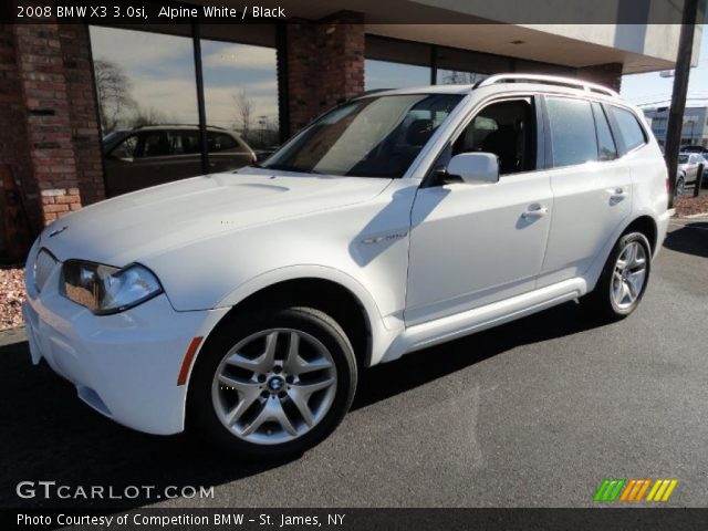 2008 BMW X3 3.0si in Alpine White