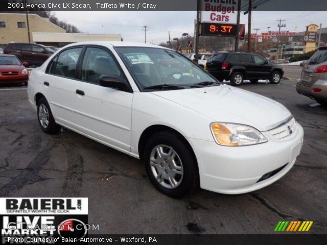 2001 Honda Civic LX Sedan in Taffeta White
