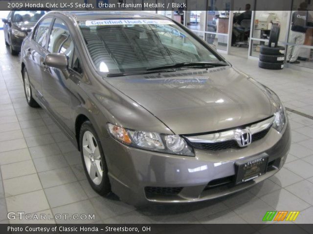 2009 Honda Civic LX-S Sedan in Urban Titanium Metallic