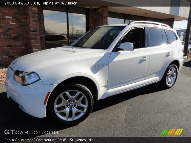 2008 BMW X3 3.0si in Alpine White