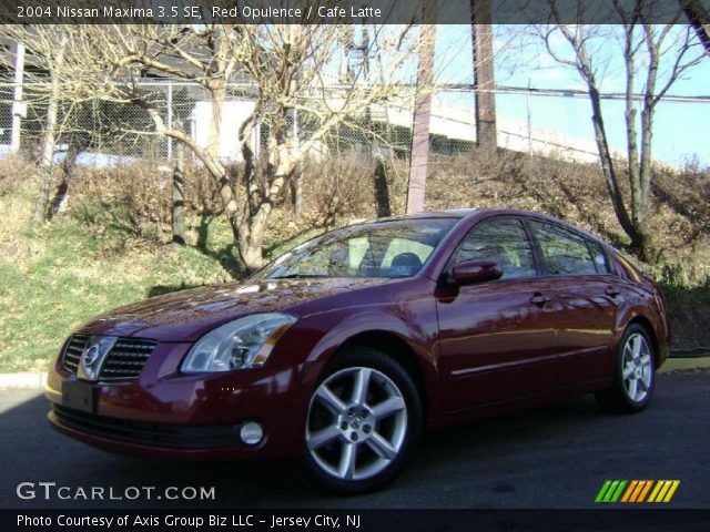 2004 Nissan Maxima 3.5 SE in Red Opulence