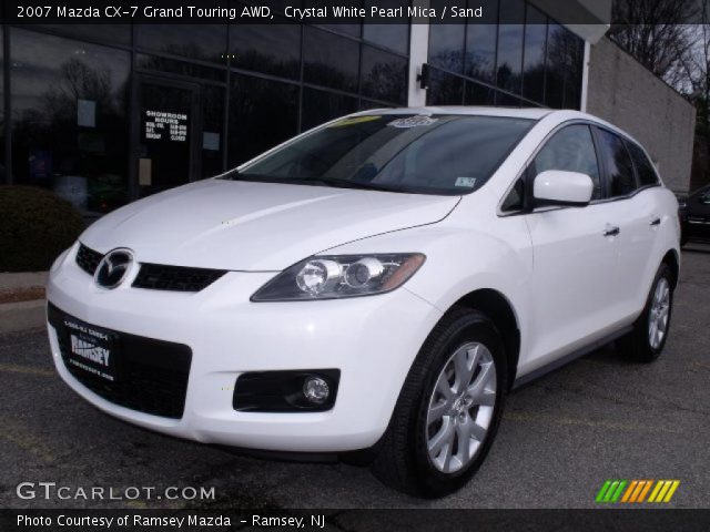 2007 Mazda CX-7 Grand Touring AWD in Crystal White Pearl Mica