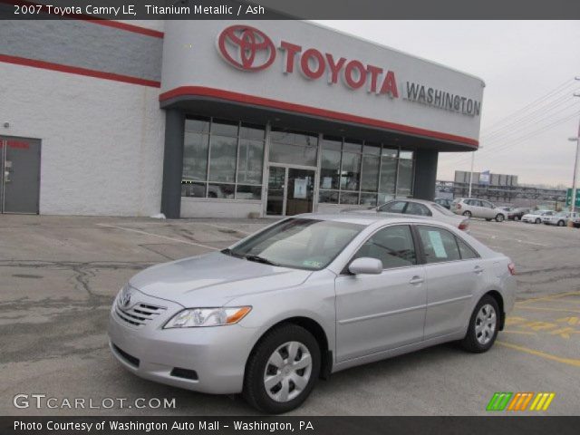 2007 Toyota Camry LE in Titanium Metallic
