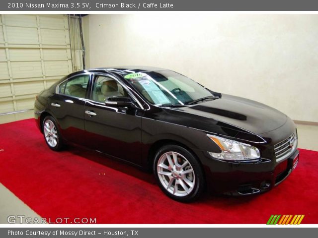 2010 Nissan Maxima 3.5 SV in Crimson Black
