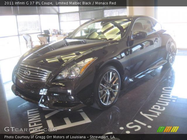 2011 Infiniti G 37 IPL Coupe in Limited Malbec Black