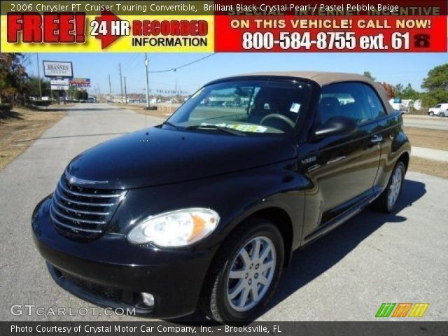 2006 Chrysler PT Cruiser Touring Convertible in Brilliant Black Crystal Pearl