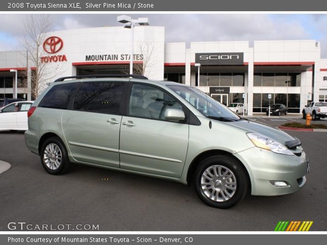 2008 Toyota Sienna XLE in Silver Pine Mica