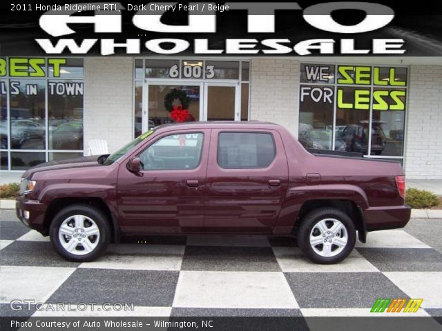 2011 Honda Ridgeline RTL in Dark Cherry Pearl