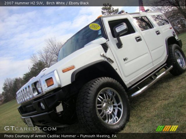 2007 Hummer H2 SUV in Birch White