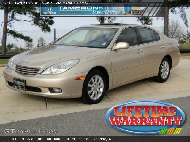 2003 Lexus ES 300 in Mystic Gold Metallic