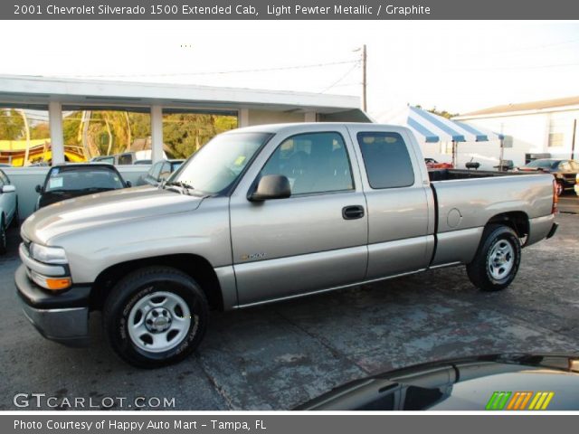 2001 Chevrolet Silverado 1500 Extended Cab in Light Pewter Metallic