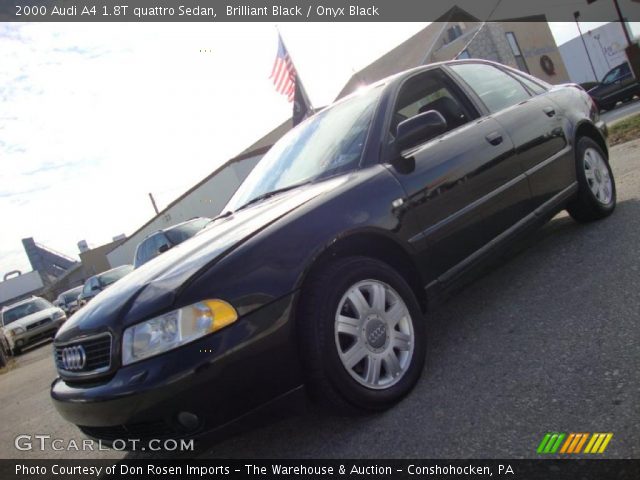 2000 Audi A4 1.8T quattro Sedan in Brilliant Black