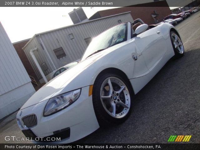 2007 BMW Z4 3.0si Roadster in Alpine White